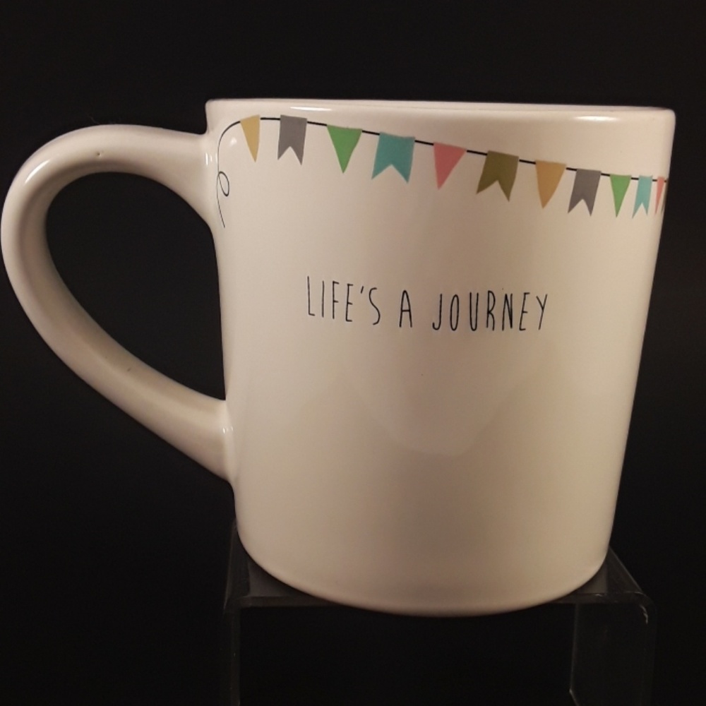 Magenta Life's A Journey coffee mug